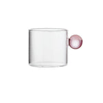 Copo de Café com Alça de Bola de Vidro, Copos de Espresso de 100ml para Casa, Pequenos, Xícara para Chá, Decoração de Mesa - Haustter - Haustter