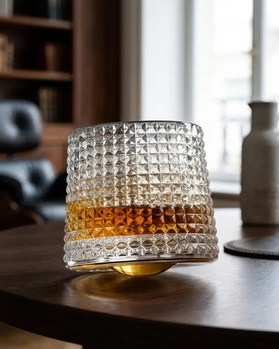 Copos de Whisky Giratórios Multi Prismas, Conjunto