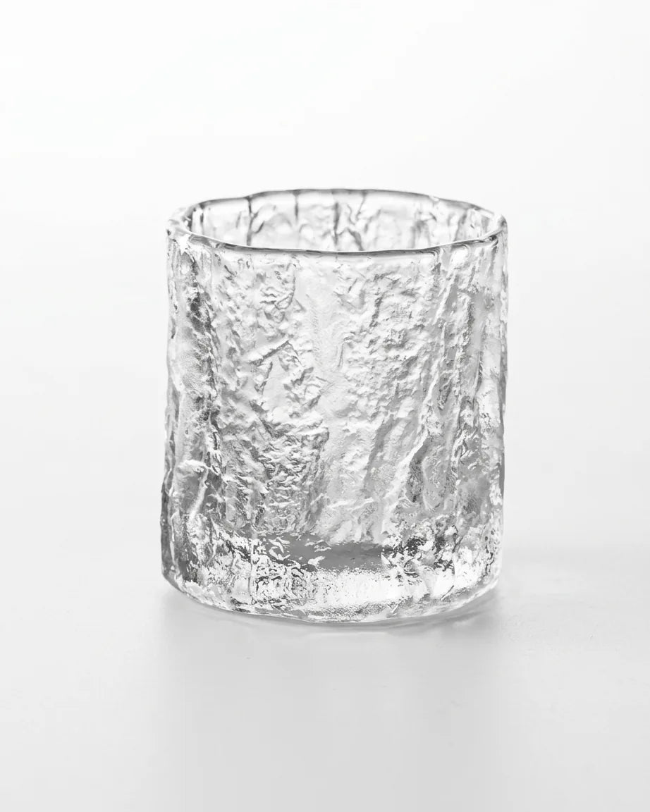 Copos Rocha de Gelo para Whisky com Porta-Copos de Madeira
