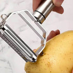 Descascador, Fatiador e Julienar de Aço Inoxidável para Frutas e Verduras 4 em 1 - Haustter - Haustter