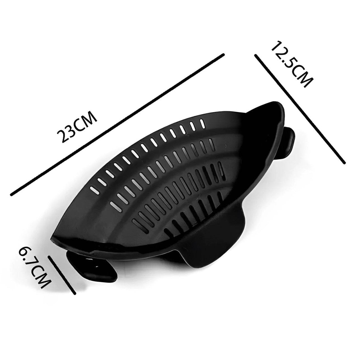 Escorredor Encaixável de Silicone com Clip para Panelas e Bowls - Haustter - Haustter