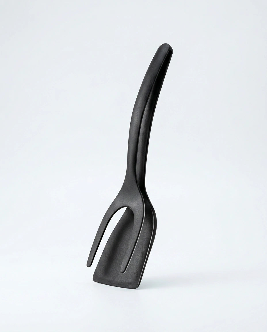 Espátula-Pegador de Silicone Versátil para Omeletes e Panquecas 2 em 1
