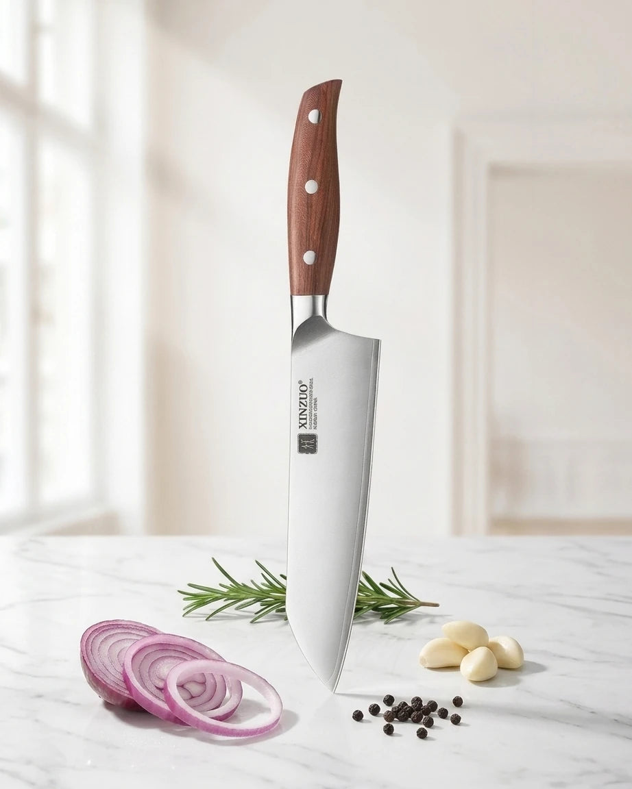 Faca Santoku Angular 7.1" em Aço Composto