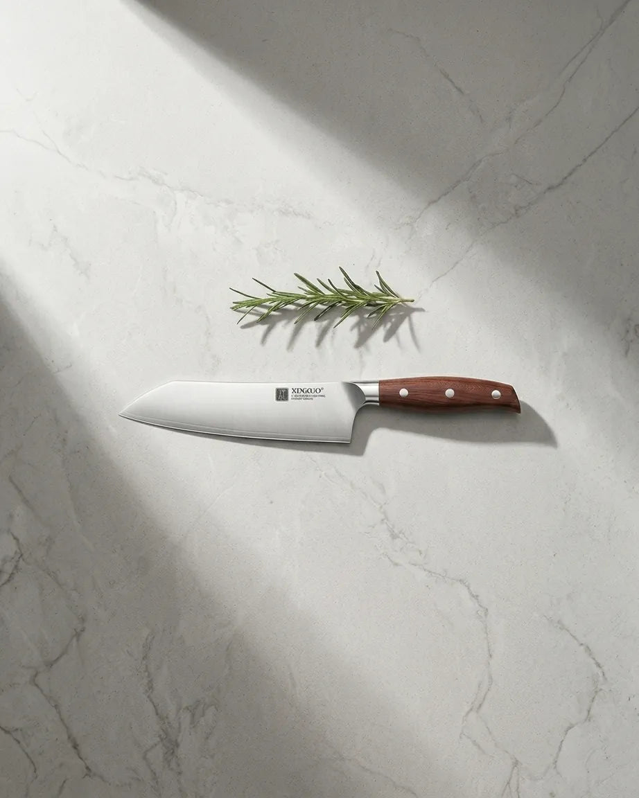 Faca Santoku Angular 7.1" em Aço Composto