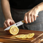 Faca Utilitária XINZUO Zhi 5" em Aço Alemão com Cabo de Madeira Pakka | Haustter