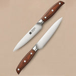 Faca Utilitária XINZUO Zhi 5" em Aço Alemão com Cabo de Madeira Pakka | Haustter