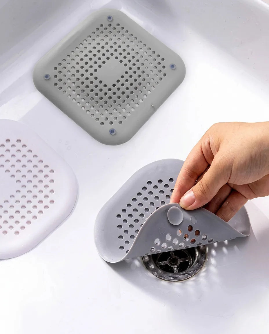 Filtro de Silicone para Ralo com Ventosas