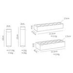 Frascos de Grãos de Café e Temperos com Estante de Nogueira - Haustter - Haustter