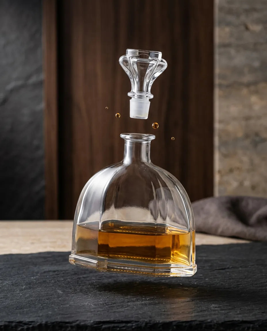 Garrafa de Vidro para Destilados 300ml a 550ml