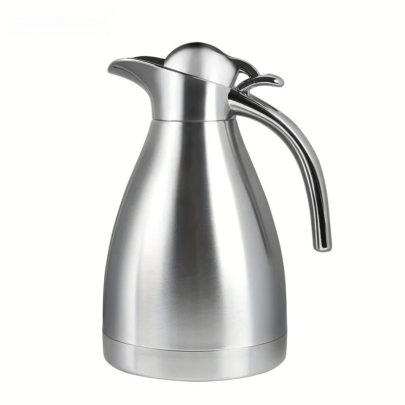 Garrafa Térmica em Inox 1L com Botão de Servir