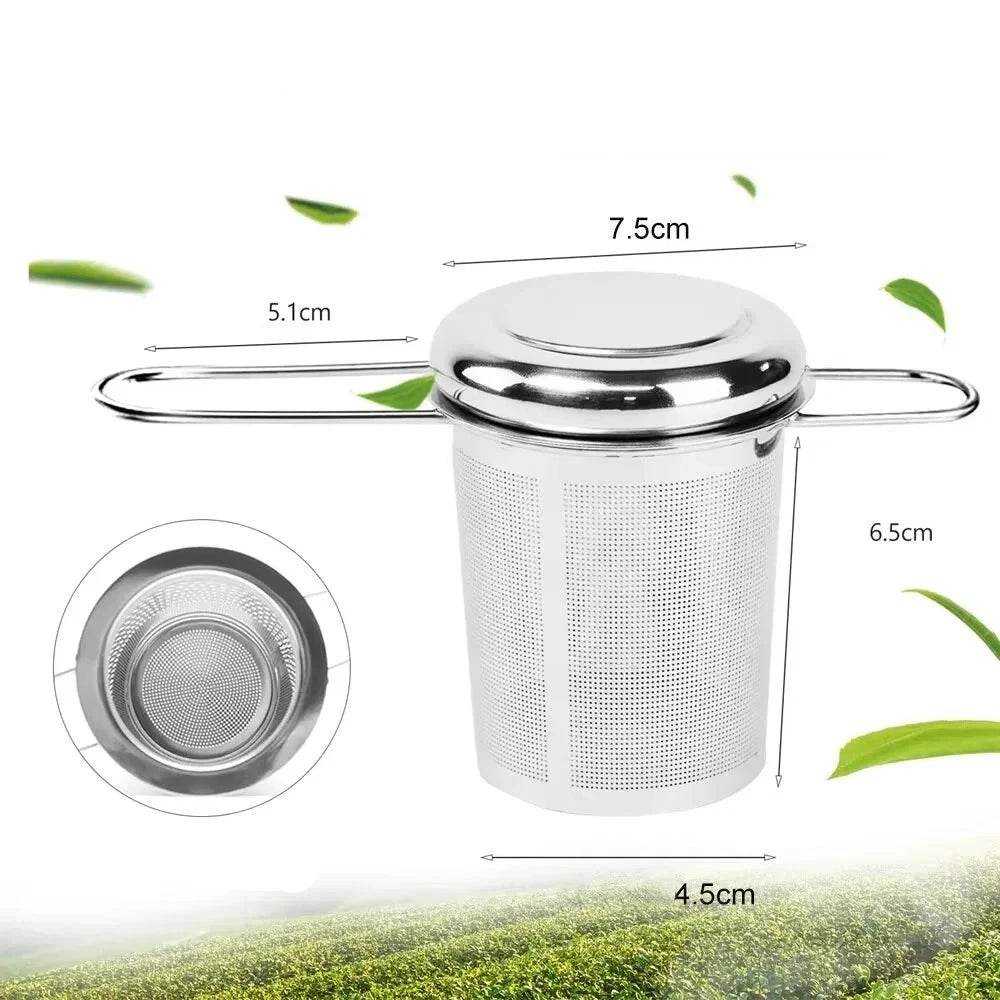 Infusor de Chá em Aço Inoxidável com Filtro - Haustter - Haustter