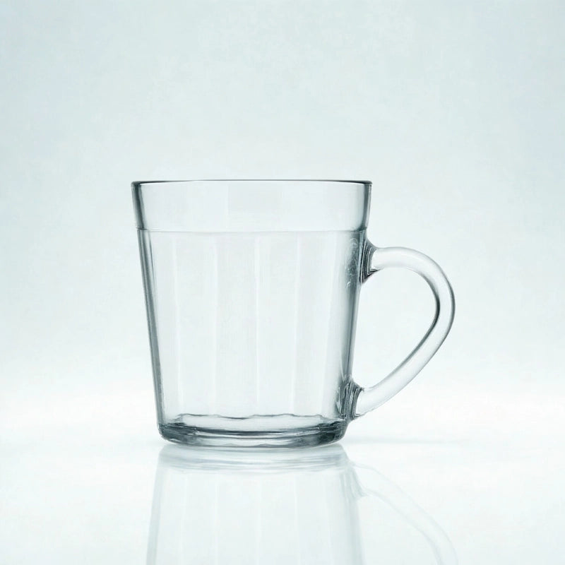 Jogo de Copos Americanos 4 Peças 270ml - Experiência Barista em Vidro | Haustter - Haustter