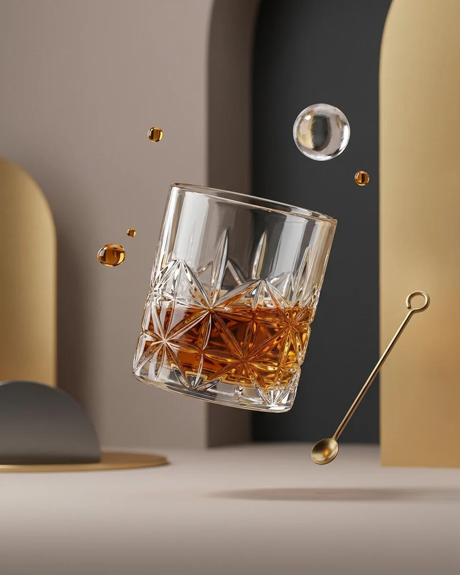 Jogo de Copos para Whisky Pavillion 6 Peças 330ml - Elegância Masculina