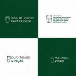 Copos Specialist Mixologista 4 Peças - Estilo para Cada Cerveja | Haustter - Haustter
