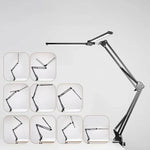 Lâmpada de Mesa LED Dupla Cabeça para Home Office, Lâmpada de Arquiteto com Braço Articulado e Grampo, 3 Iluminações - Haustter - Haustter