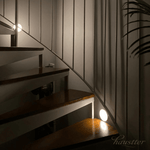 Luz LED Recarregável com Sensor de Movimento para Iluminação Noturna e Prevenção de Acidentes em Casa - Haustter - Haustter