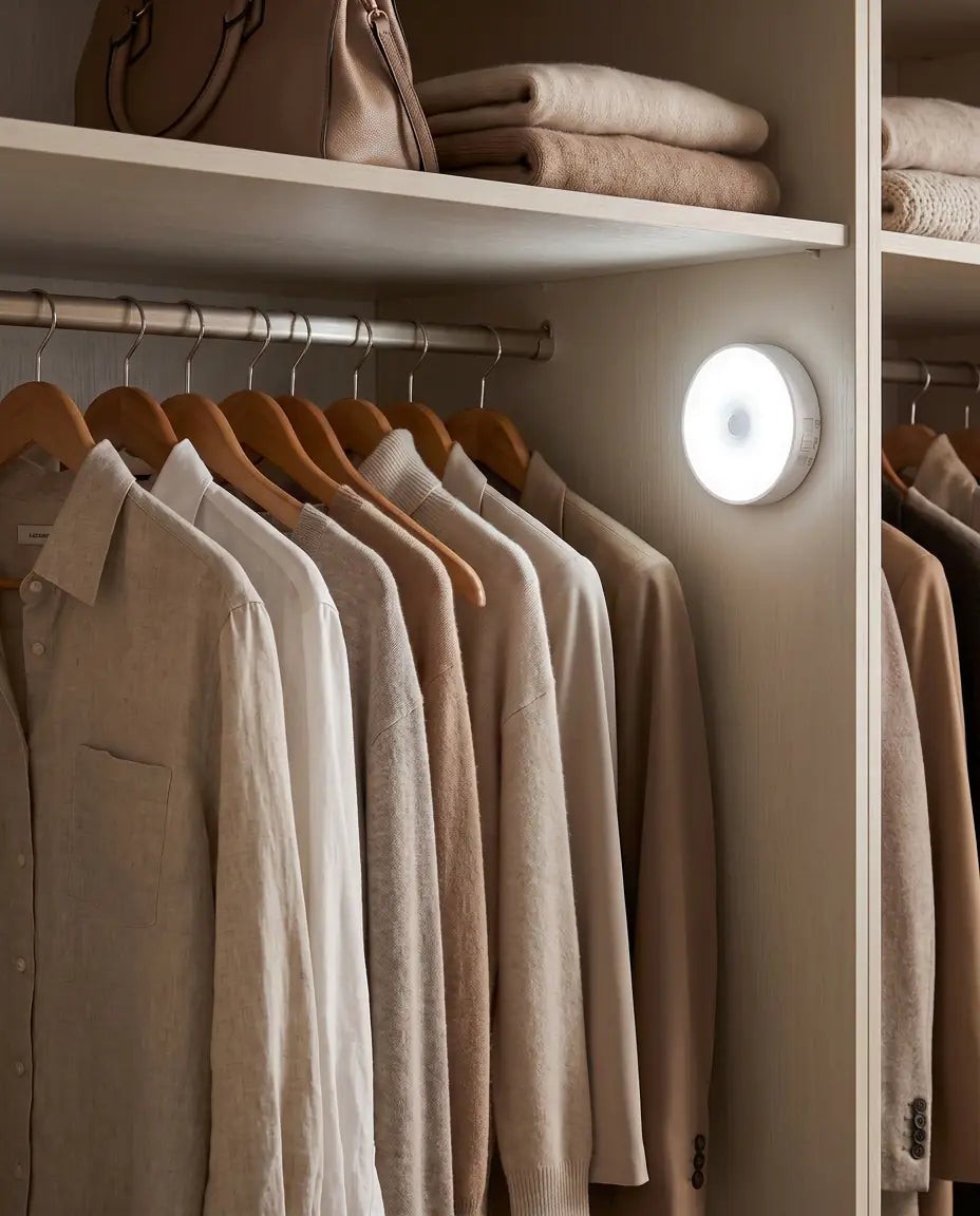 Luz LED Recarregável com Sensor de Movimento e Ímã