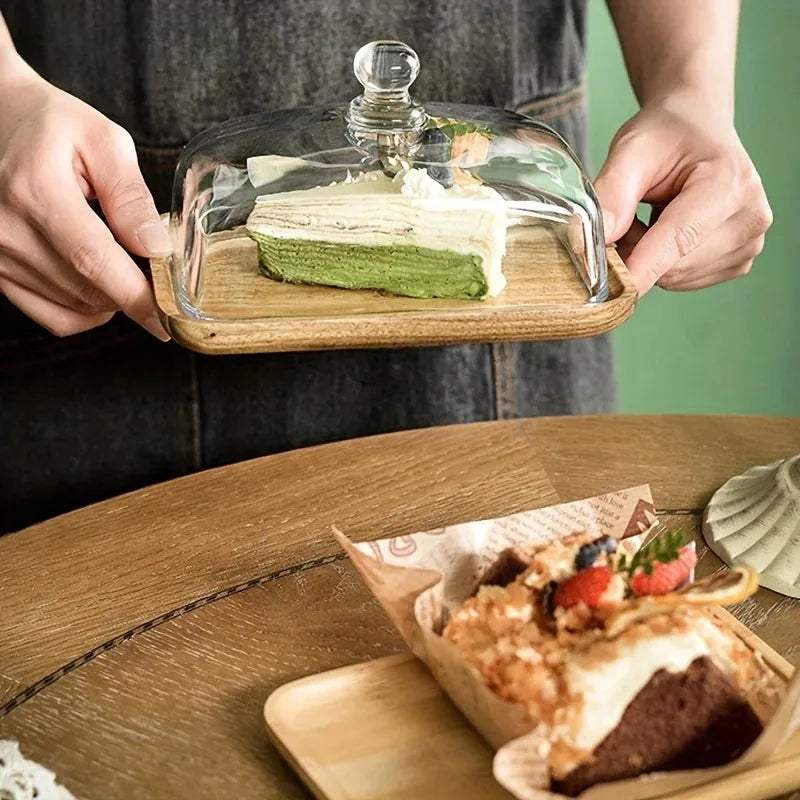 Manteigueira para cozinha em vidro