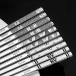 Par de Hashis Antiderrapantes de Aço Inoxidável 316 - Haustter - Haustter