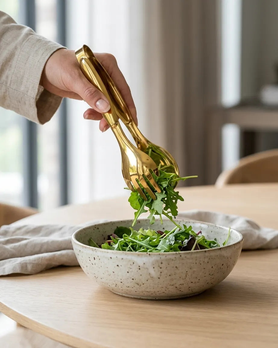 Pegador de Alimentos em Formato de Mão de Aço Inoxidável Antiderrapante
