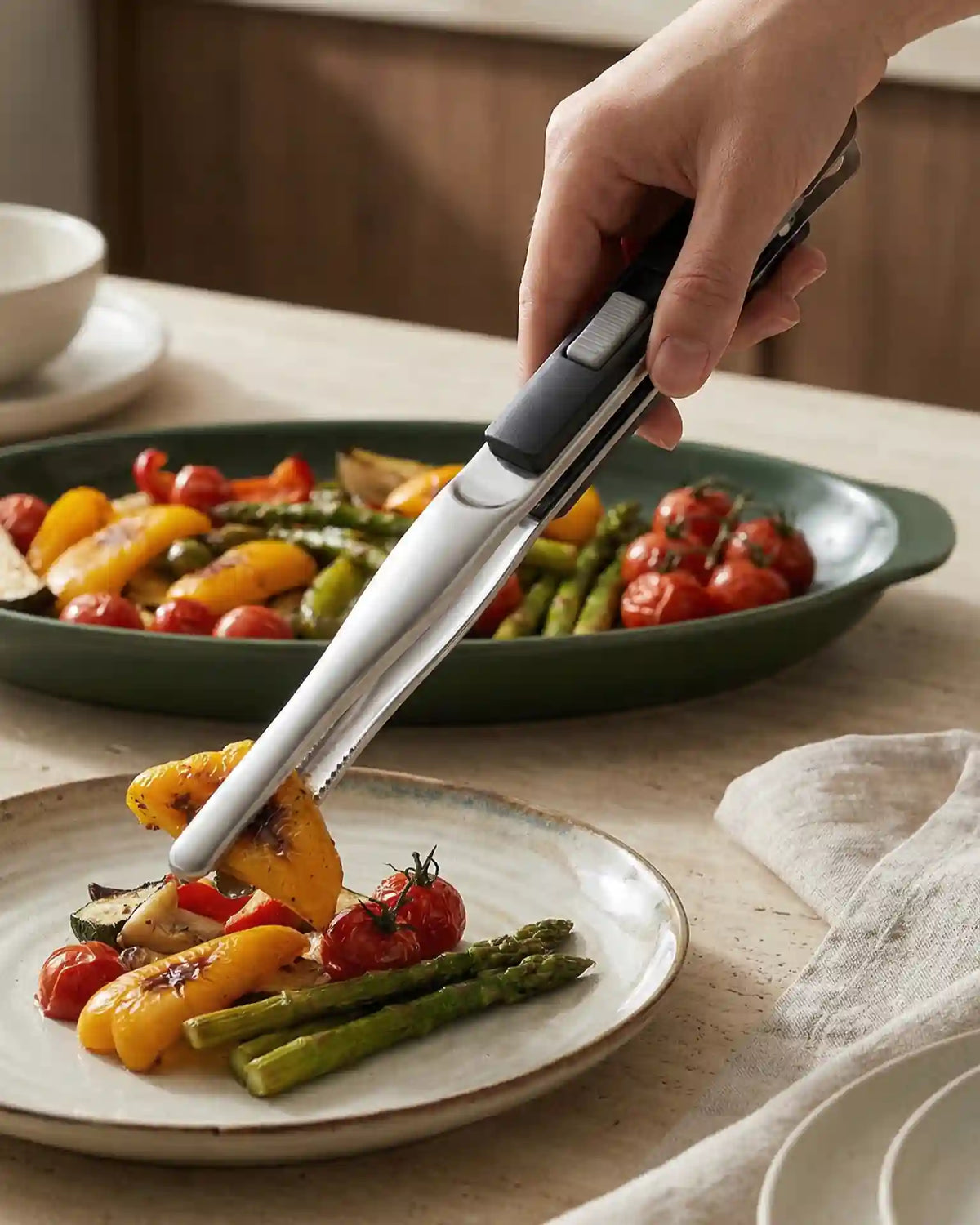 Pinça de Aço Inox com Trava