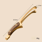 Pinça de Aço Inox e Madeira para Churrasco - Haustter - Haustter