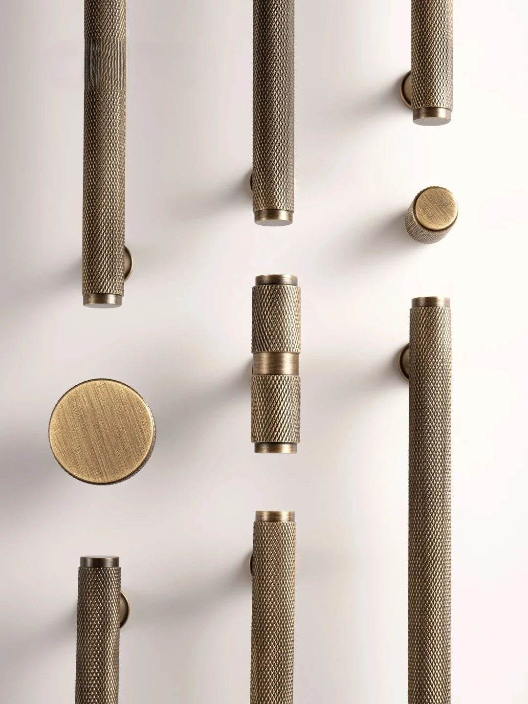 Puxador de Bronze com Padrão Diamante - Haustter - Haustter