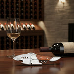 Saca-Rolhas Sommelier Tubarão em Aço Inox com Cabo de Madeira | Haustter