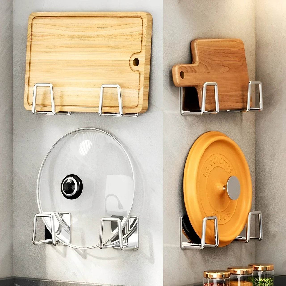 Suporte para Secagem de Esponjas e Organização de Utensílios de Cozinha em Inox - Haustter - Haustter