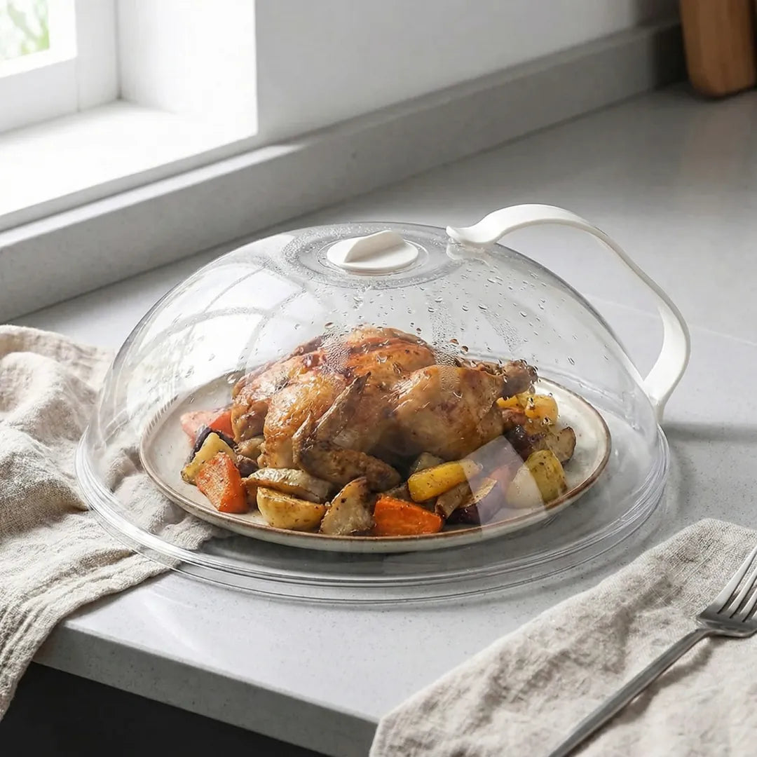 Tampa de Micro-ondas à Prova de Respingos, Aquecimento Seguro e Eficiente - Haustter - Haustter