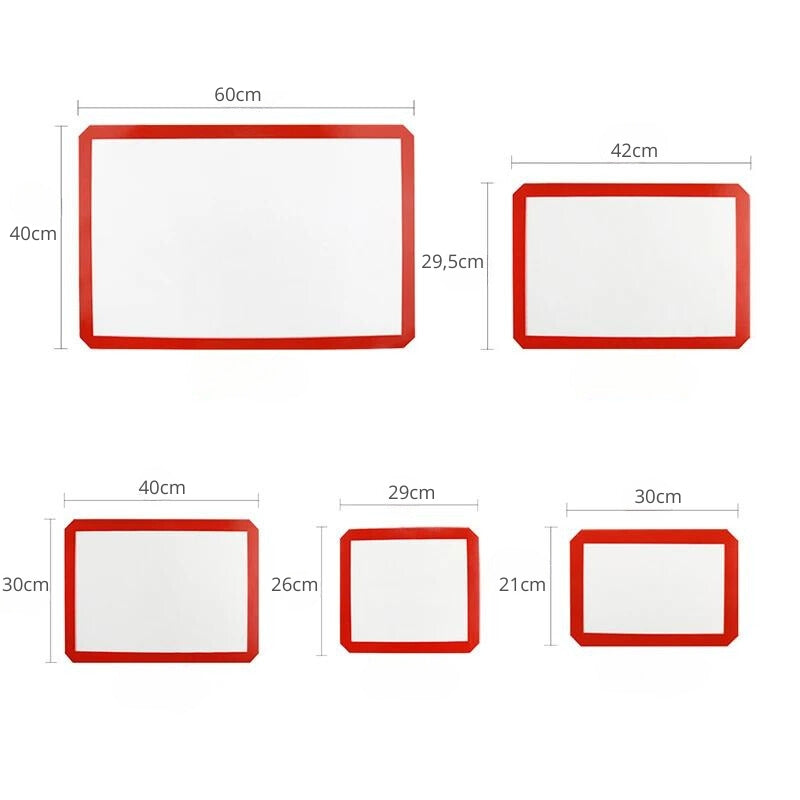 Tapete de Silicone para Assadeira de Biscoitos Cookies, Tapete Antiaderente Profissional para Forno - Haustter