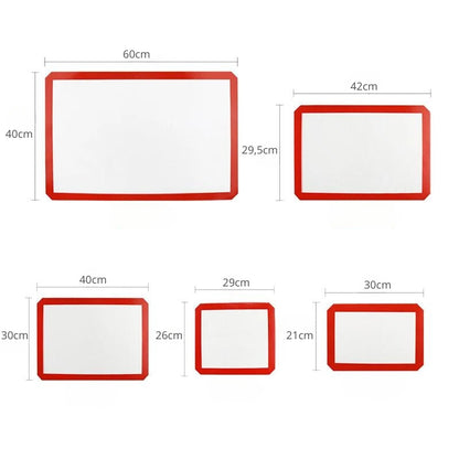 Tapete de Silicone para Assadeira de Biscoitos Cookies, Tapete Antiaderente Profissional para Forno - Haustter