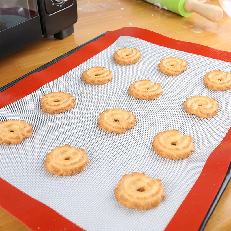 Tapete de Silicone para Assadeira de Biscoitos Cookies, Tapete Antiaderente Profissional para Forno - Haustter