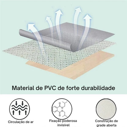 Tela PVC Antiderrapante para Tapetes - Haustter