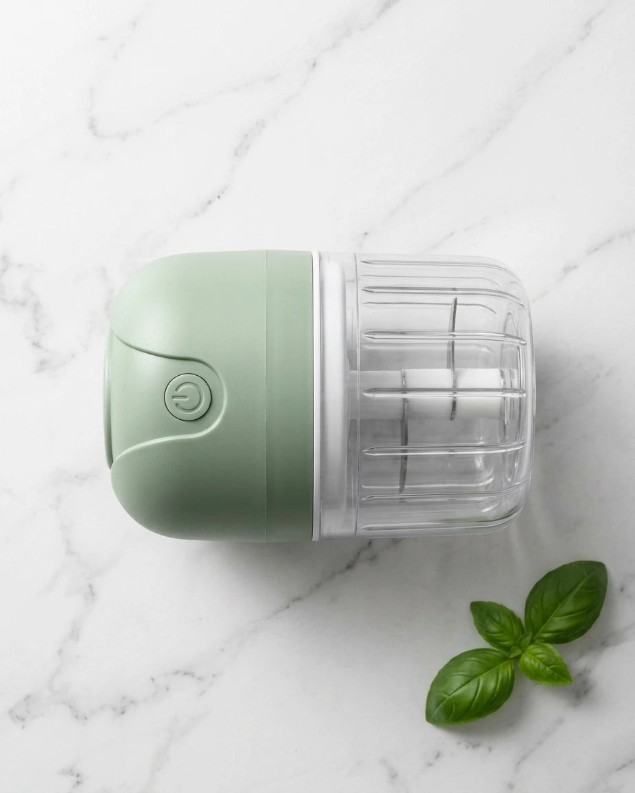 Triturique – Mini Processador Elétrico para Alho, Cebola e Temperos