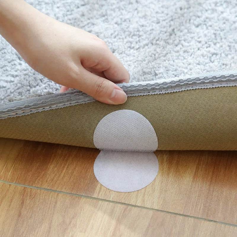 5/10 Pares Velcro Autoadesivo Par Macho e Fêmea, Discos de 60mm com Cola Forte - Haustter - Haustter