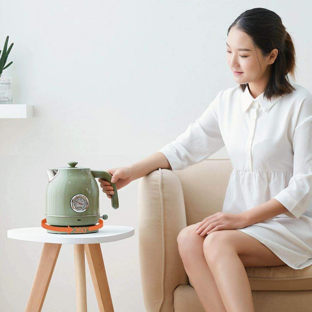 Chaleira Elétrica Retrô Vintage - Haustter