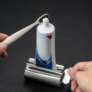 EspreMax™ Inox Espremedor De Tubos De Creme Dental - Inoxidável - Haustter