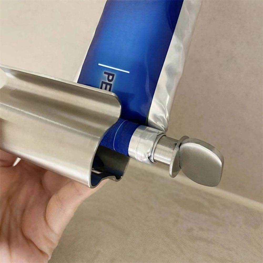 EspreMax™ Inox Espremedor De Tubos De Creme Dental - Inoxidável - Haustter