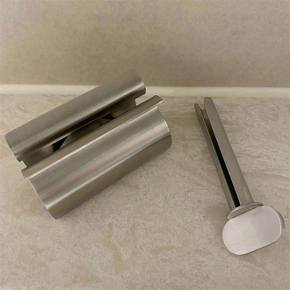 EspreMax™ Inox Espremedor De Tubos De Creme Dental - Inoxidável - Haustter