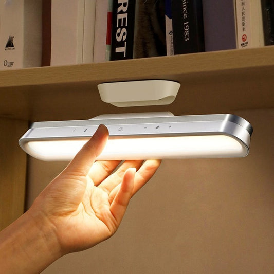 Lampbar™ Luminária Magnética branca com ângulos de luz ajustáveis, 24 horas de duração da bateria e escurecimento contínuo para iluminação de ambientes internos