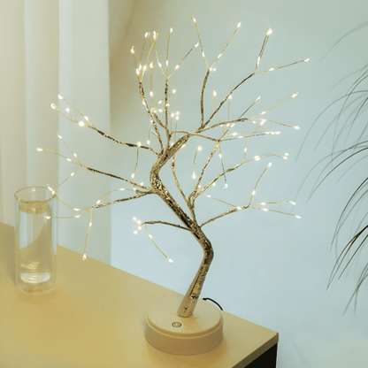 Luminária LED para decoração interna e externa, com 108 lâmpadas LED e design de árvore Bonsai